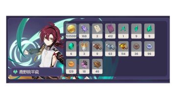 鹿野院平藏突破材料全网最佳路线