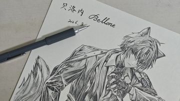 [手绘过程]贝洛内(精英二)