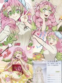 谁还不知道以闪这个天选蜜璃cos发型！