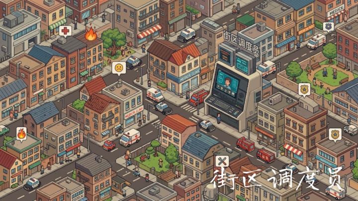 一款,街区大妈模拟器截图