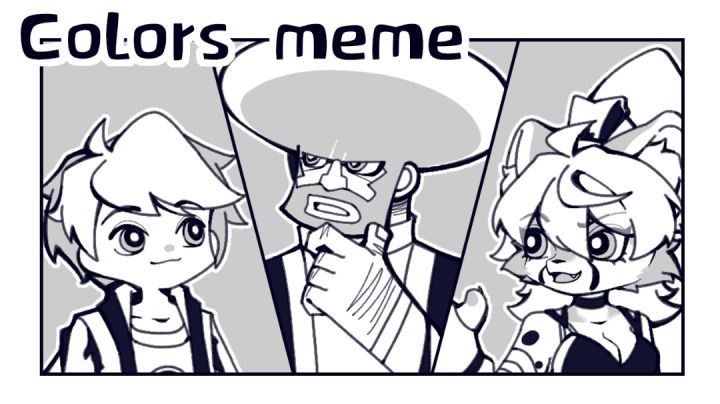 Colors meme|我推不够,OC来凑(×)截图