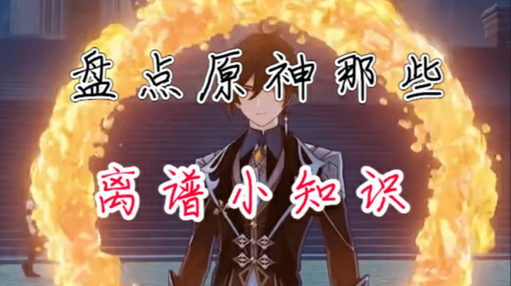 盘点原神那些离谱小知识截图