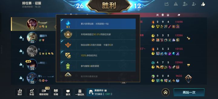 开局0-2，装备全靠打截图