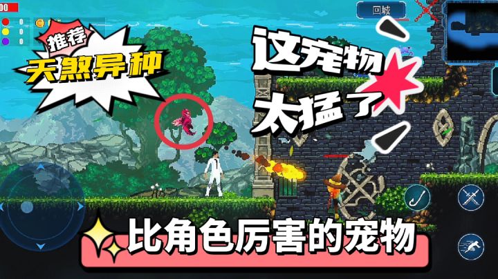 带个宠物就可以无伤通关,手残党玩家的福音来了截图