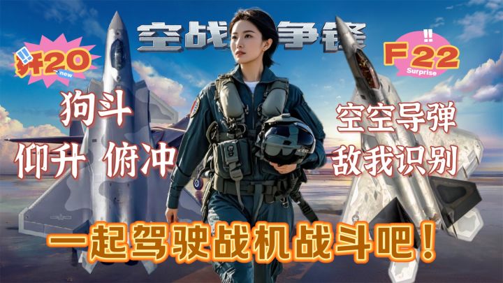仅仅347M,就能驾驶操纵各种战机在天空中战斗!截图