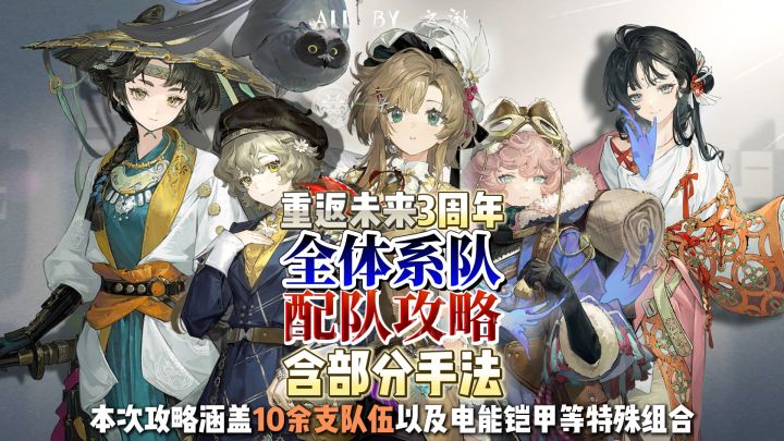 1999三周年全体系队配队攻略截图