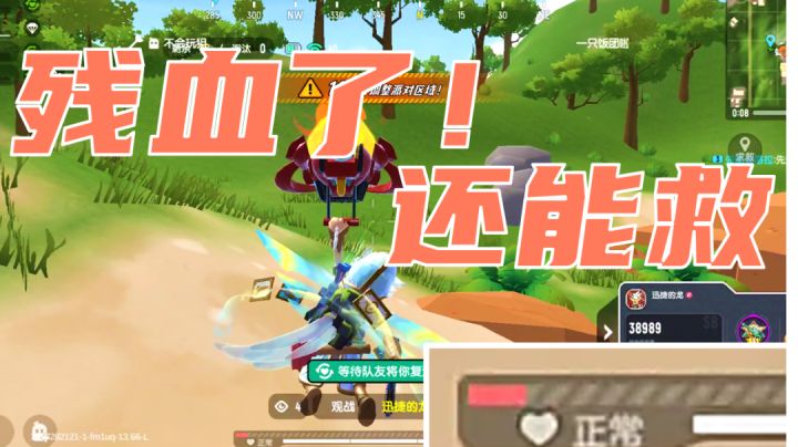 残血的极限操作即是全身而退,可惜就差亿点点#这就是高玩#截图