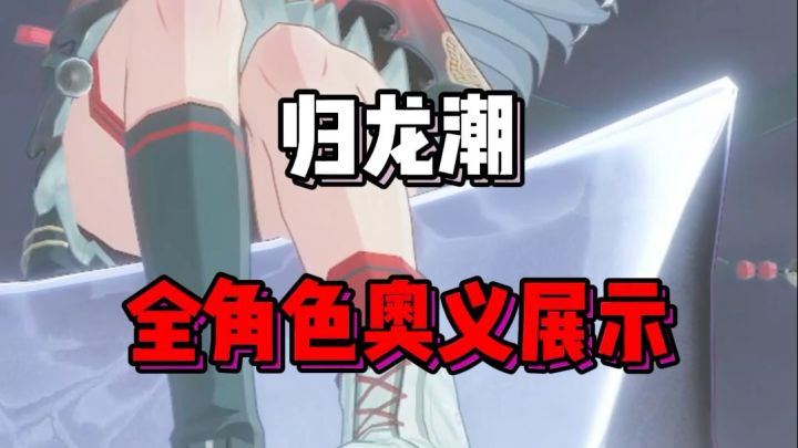 归龙潮全角色奥义展示截图