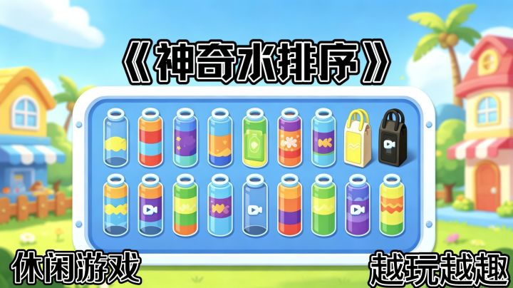 神奇水排序:一款让大脑放松的纯享益智游戏截图