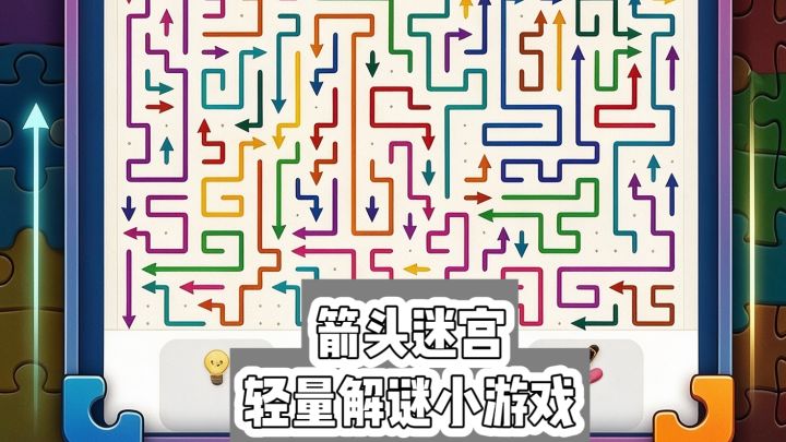 《箭头迷宫》轻量解谜小游戏截图
