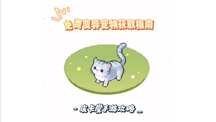 皮卡堂手游攻略—免费变异宠物获取指南截图