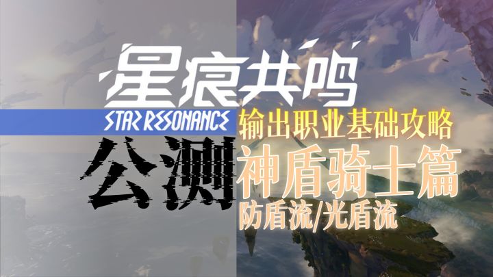 【星痕共鸣】星痕共鸣公测基础职业攻略：神盾骑士篇截图