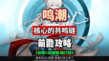 绯雪档案公布，周年庆角色到底该抽几链，鸣潮3.3前瞻攻略。