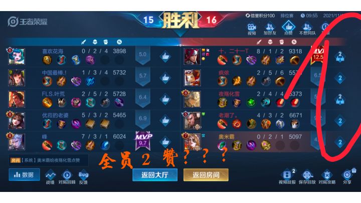 辅助米莱狄——全员2货?【划水篇】截图