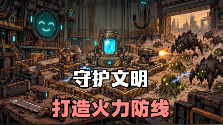 守护人类文明,建造抵御魔物的最佳防线❗锻造手持武器,双线进攻截图