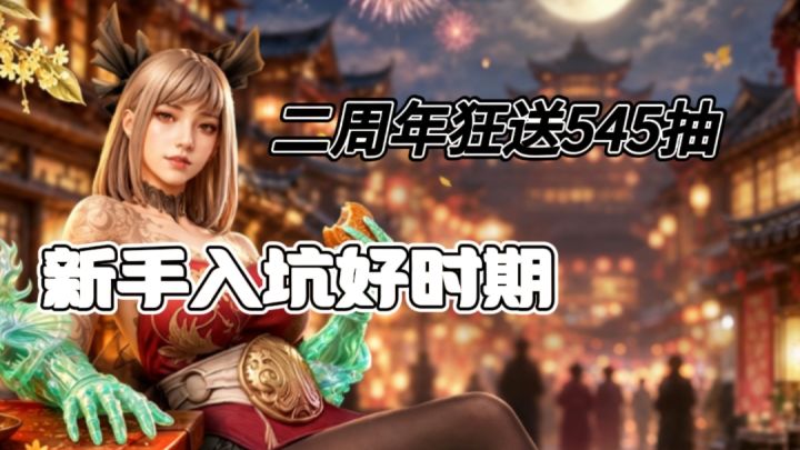 潮汐二周年庆典福利送不停!更有545抽和英雄等你来拿!截图