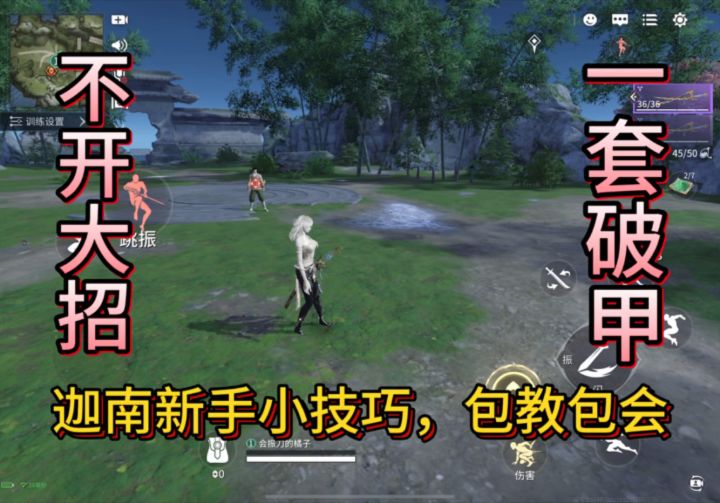 迦南新手小技巧,手残友好连招截图