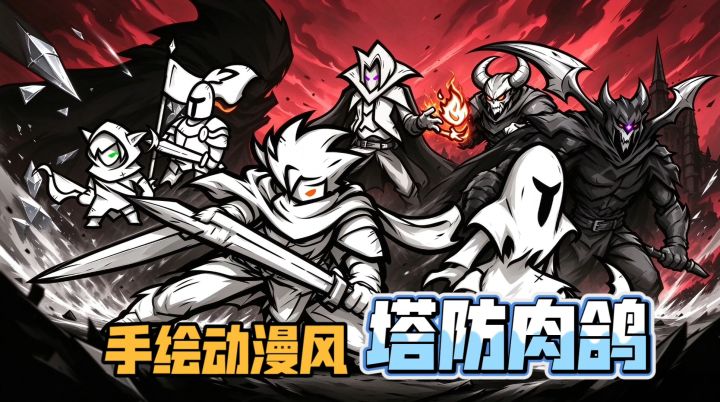 塔防肉鸽新作来袭❗手绘画风随机组合+百种构筑疯狂割草截图