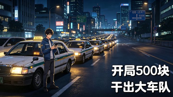 500元开局，，做网约车司机，抢单送客，打造网约车帝国截图