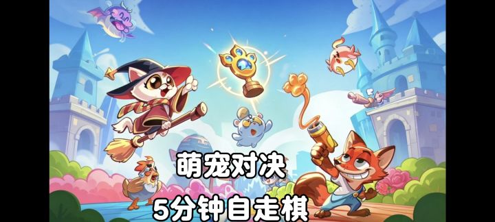 摸鱼必备❗5分钟的萌宠自走棋，不仅快节奏也有策略深度❗截图