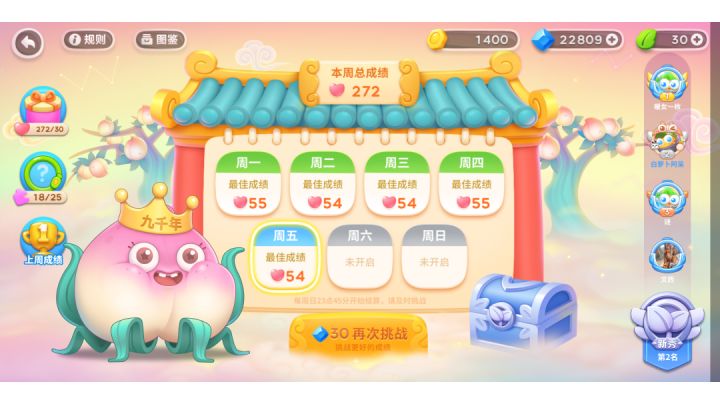 #全民都在保卫萝卜# 【萝卜/保卫萝卜4】萝卜的西游周赛 2022年7月15日周赛攻略（究极卷王版54❤）截图