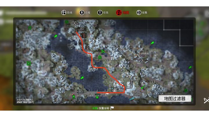 水坝钥匙(路线图)截图
