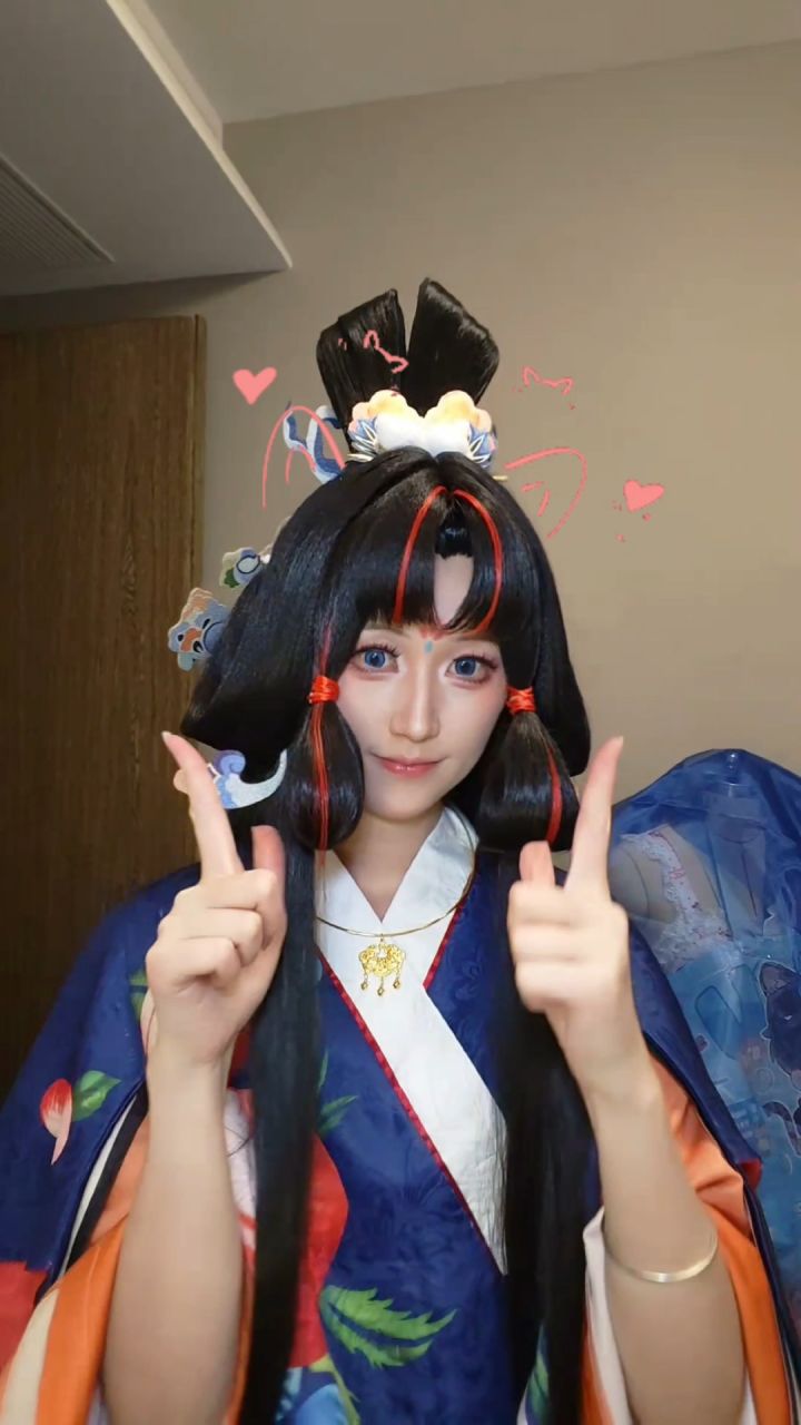 纺愿缘结神cos截图