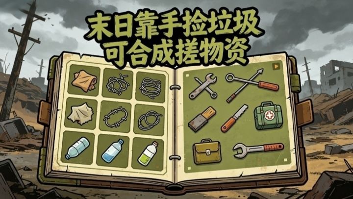 末日靠手捡垃圾可合成搓物资截图