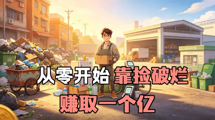 捡破烂也是有技巧❓❗囤积废品，低买高卖！从零开始赚取一个小目标截图