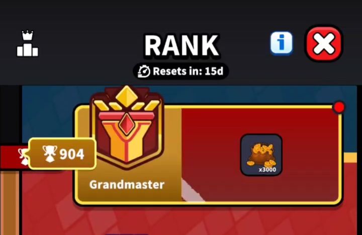 Tiny Tactics GO!:900分晋级赛碰到个开局全套盾的哈哈哈截图