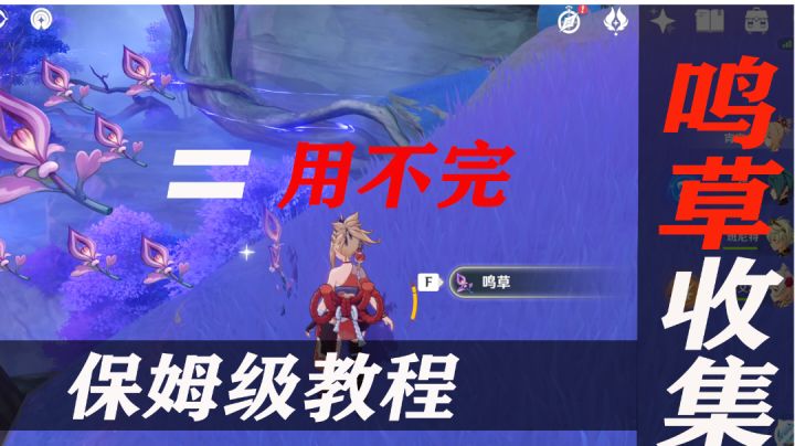 宵宫突破材料《鸣草》速刷路线，3条线看完直接毕业#暑假人集结#截图