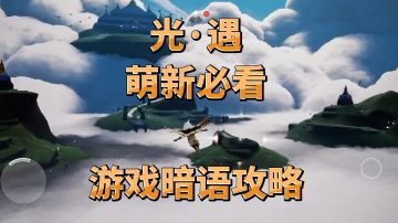 光·遇：萌新必看避坑攻略，学会这些暗语完美避坑#攻略大师#