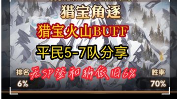 剑与远征 猎宝角逐平民6%布阵5-7队更新