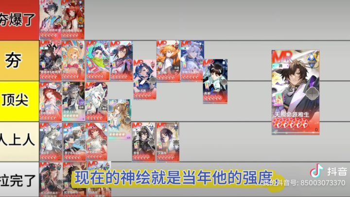 角色排行榜截图