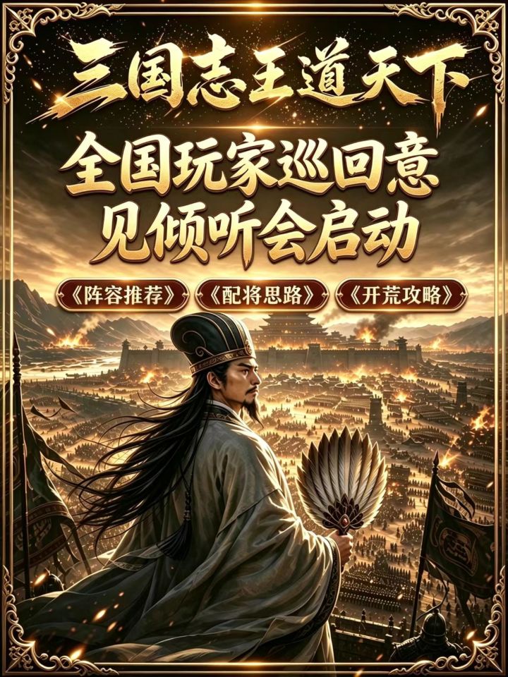 三国志王道天下全国玩家巡回倾听会启动截图