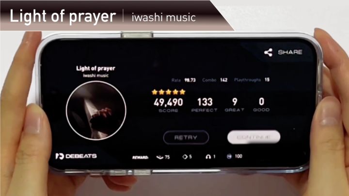 【DEBEATS】游玩演示《Light of Prayer》截图
