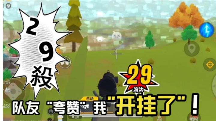 【小小】职业选手拿小号29杀直接被队友“夸赞”开挂了#劳动最光荣#截图