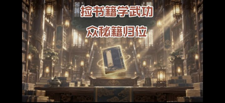 好家伙❗叫我去整理秘籍我居然偷学武功❓胆子真是肥嘟嘟的截图