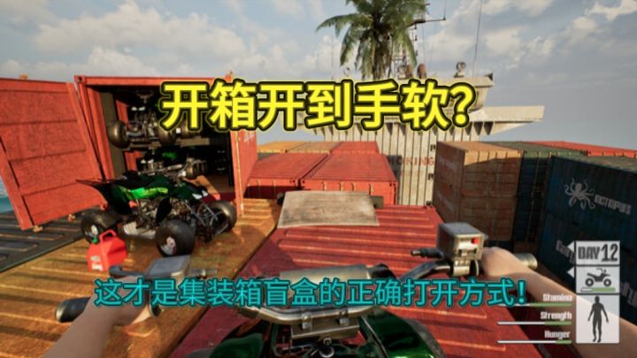 《船上30天》能骑摩托、开飞机和打鳄鱼的生存游戏!截图