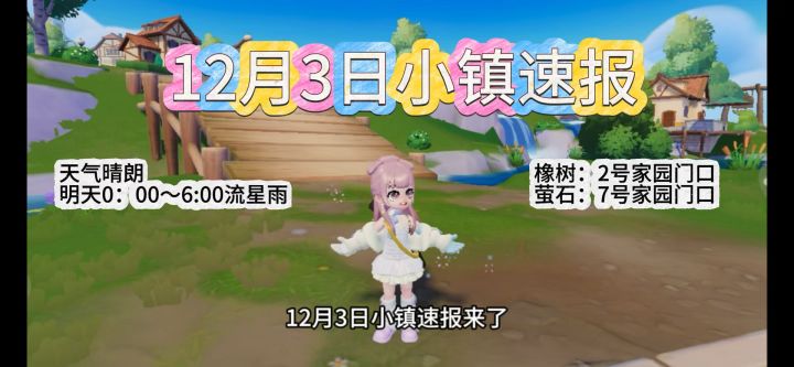 12月3日心动小镇速报截图