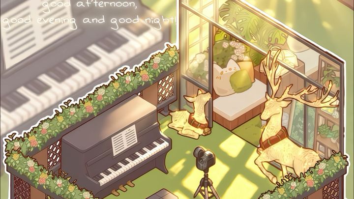 [*🌿☕️🎹小院一角*]截图