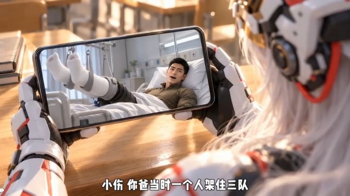 我受伤了在航天被打断了腿截图
