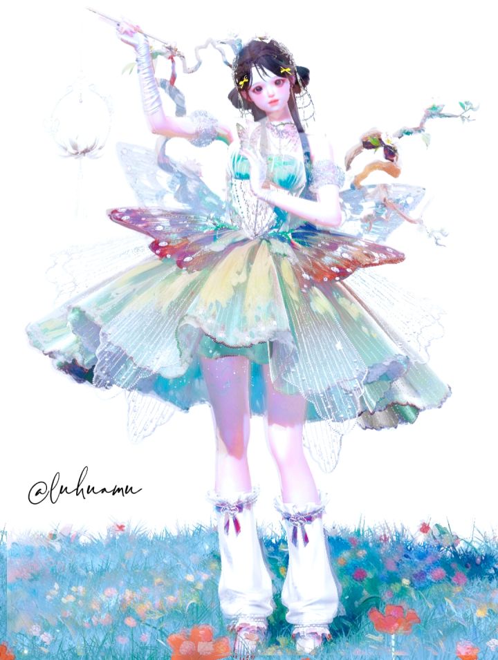 画了小蝴蝶截图