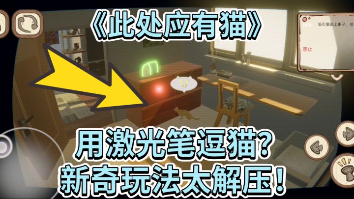用激光笔逗猫？《此处应有猫》新奇玩法太解压！截图
