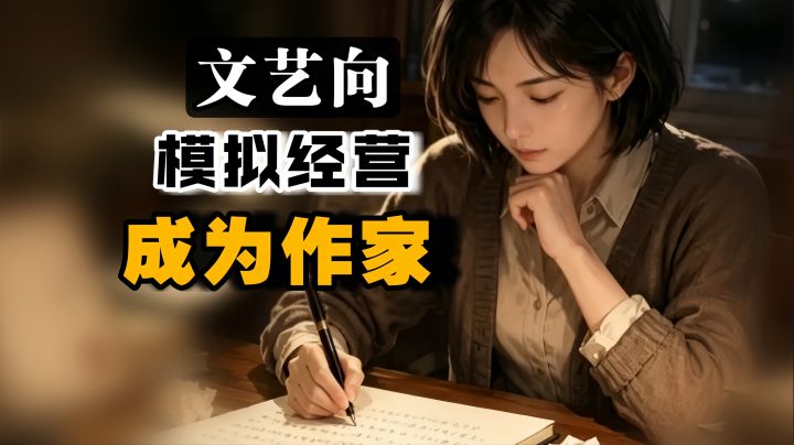 一款“文艺感”十足的作家模拟手游!完整体验 小白逆袭大神!!截图