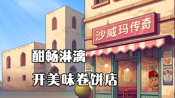 听着魔性的音乐,开一家爆火的小店,酣畅淋漓的做着美味的卷饼❗截图