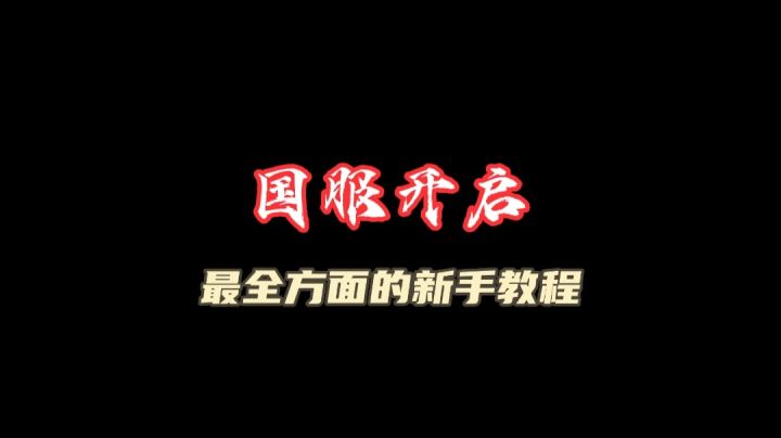 国服真的要来了!一站式新手避坑教学截图