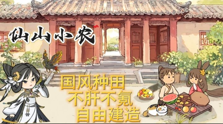 《仙山小农》：在水墨画里修仙种田，找到你的松弛感截图