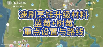 速刷蓝莓和树莓路线