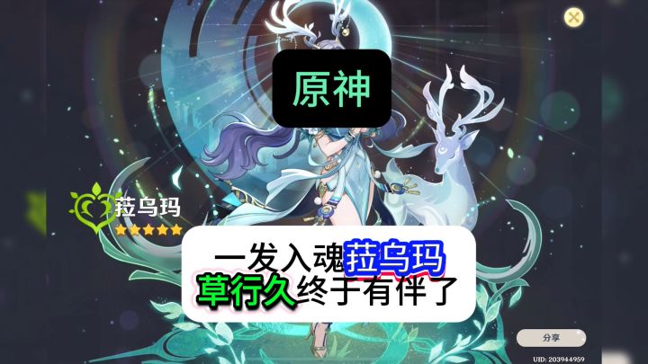 菈乌玛到手了,草行久有伴了,可能再也用不到海哥了截图
